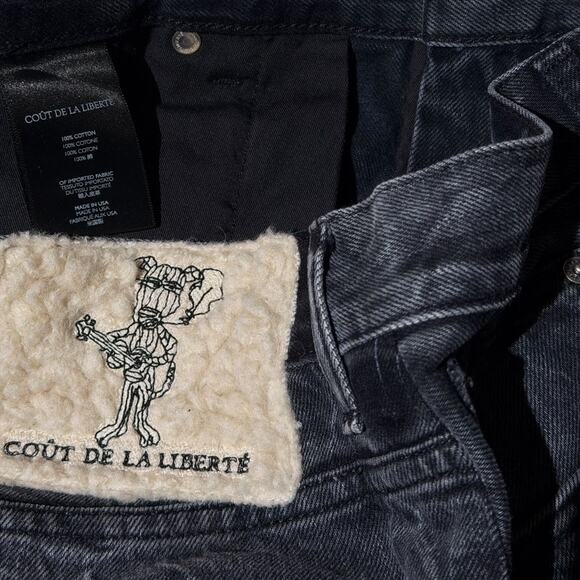 Washed Flared denim - Picture 3 of 4